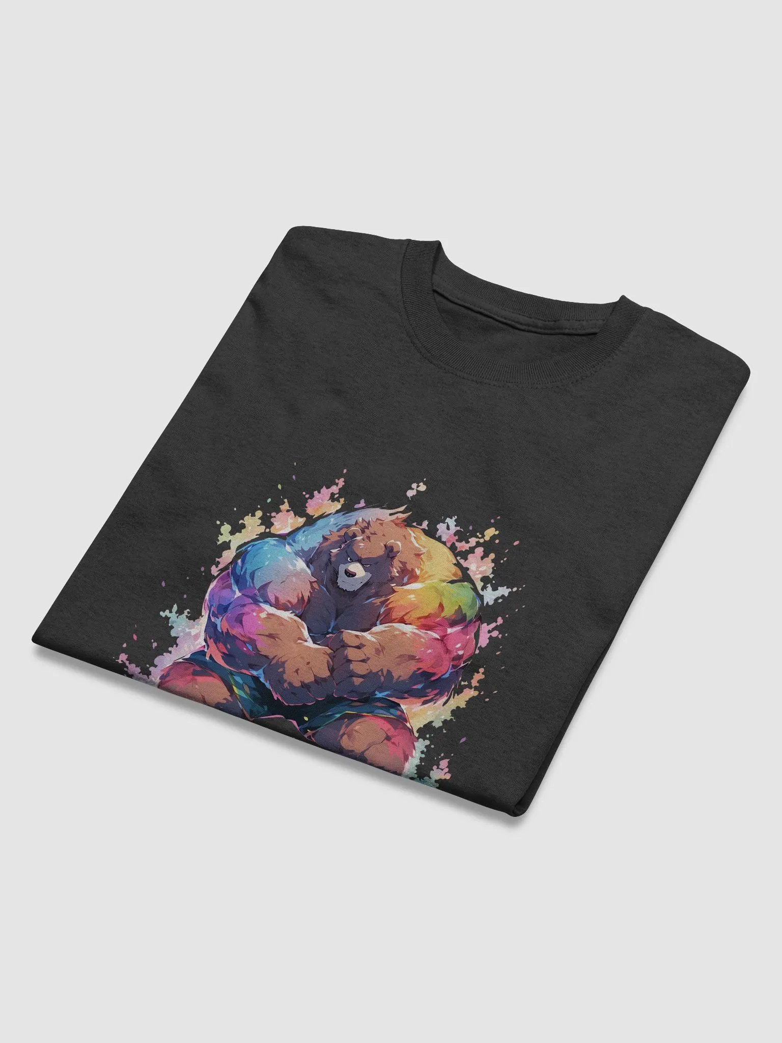 Pride+Wrath - Buff Bear - Dark Color T-shirt product image (3)
