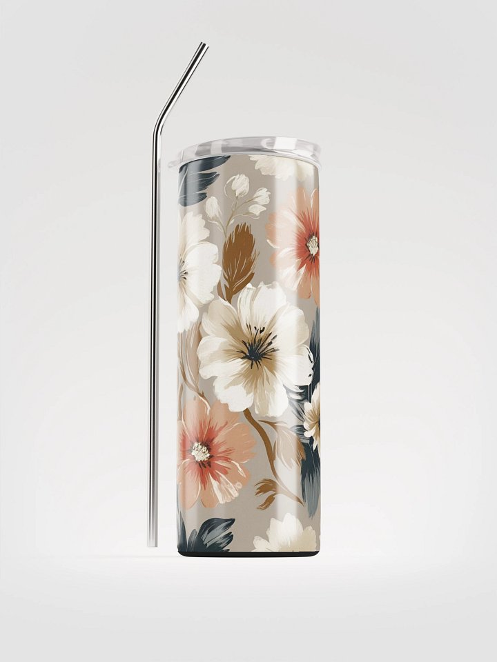 Floral Elegance Stainless Steel Tumbler product image (1)