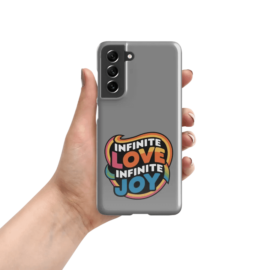 Infinite Love Infinite Joy Snap Case for Samsung (Grey) product image (7)