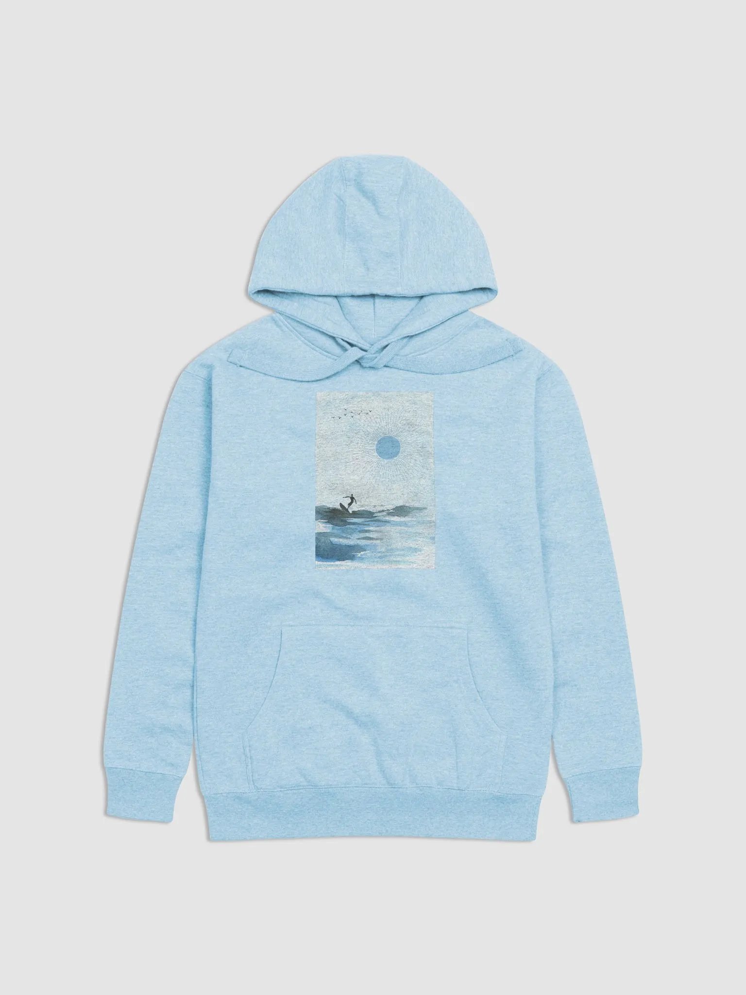 Tranquil Surfing Seascape Unisex Hoodie product image (2)