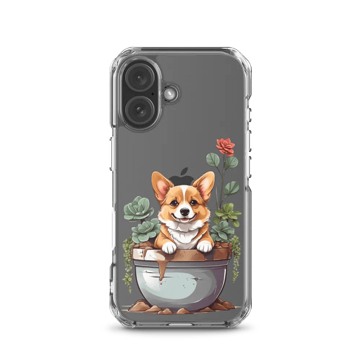 Corgi in a pot iPhone® Case product image (23)