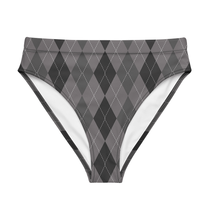 Black Argyle Paradise Bikini Bottom product image (1)