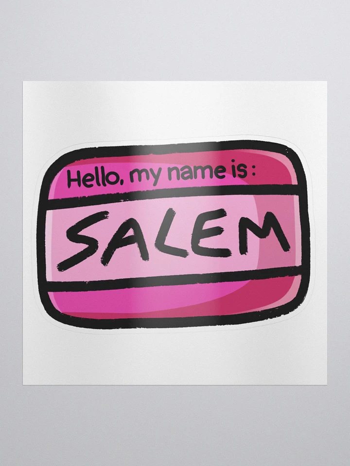 Hello, My Name Is Salem [STICKER] product image (1)