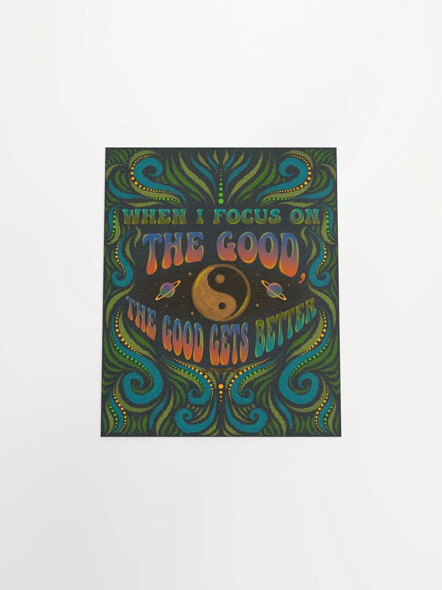 Matte Poster - Focus On The Good product image (7)