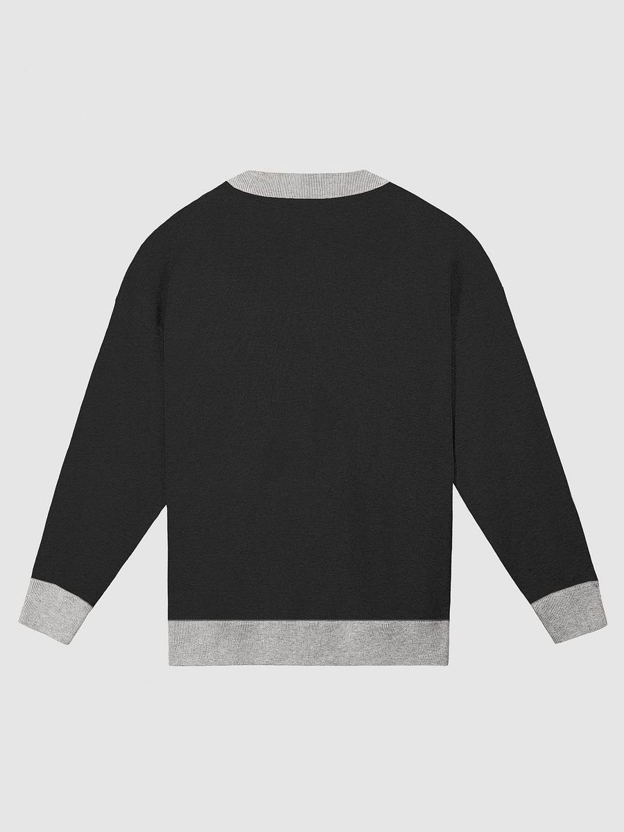 CURRENTLY IN BURNOUT (lg. design, black and off white) knitwear relaxed crewneck product image (6)