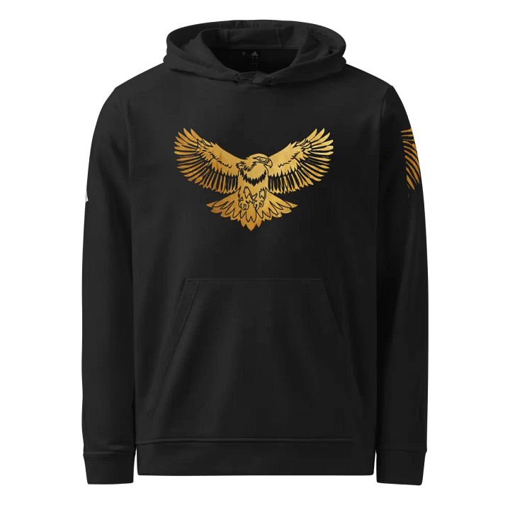 məˈjestik - Air - Gold - Minimal | Fleece Hoodie | Adidas | IronSilkTigerCrane product image (1)