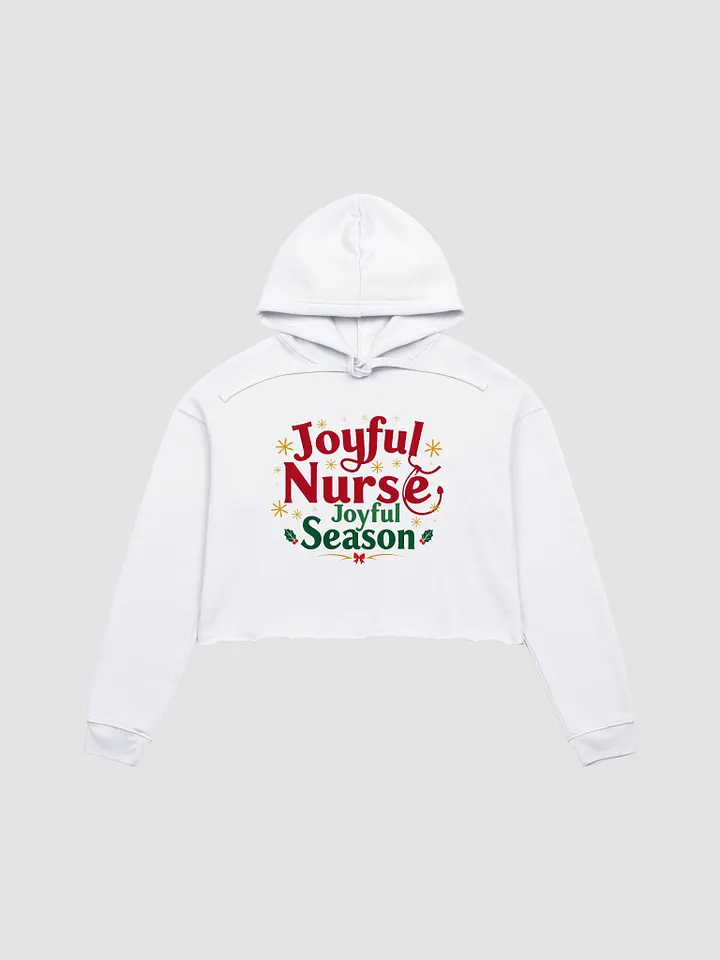 Joyful Season Festive Crop Hoodie product image (2)