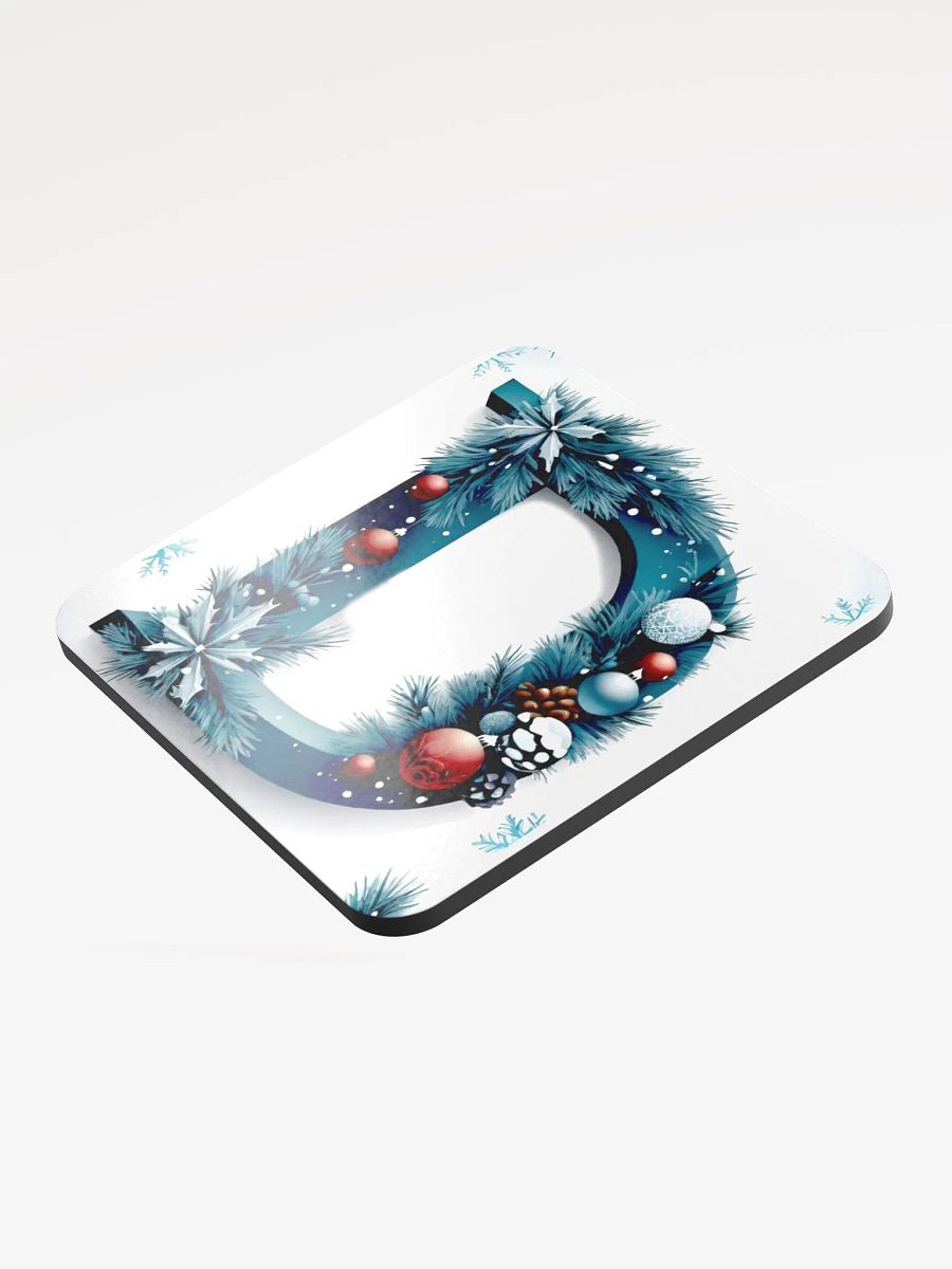 Christmas Monogram Letter D(5) Coaster product image (3)