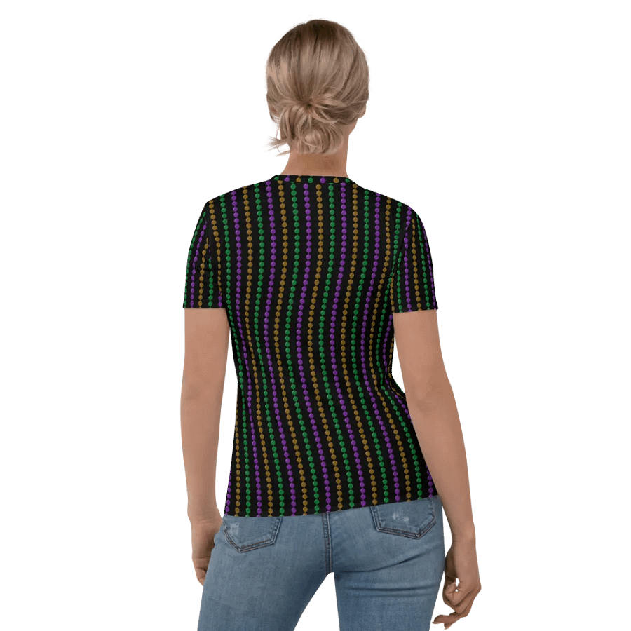 Mardi Gra All Over Print T-shirt product image (5)