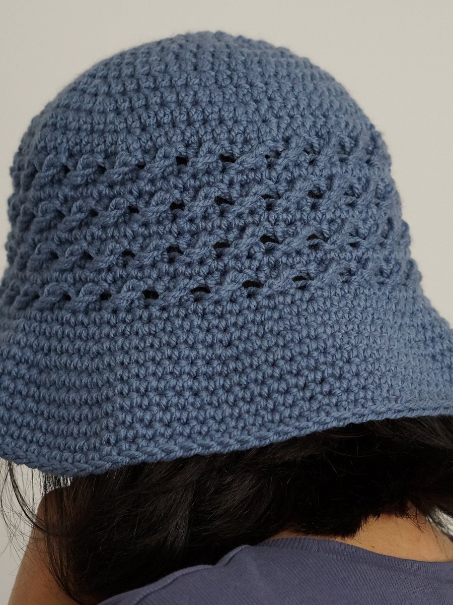 Stylish summer bucket hat pdf pattern product image (1)