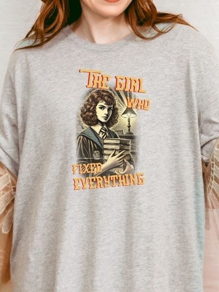 Hermione Funny Vintage Pulp Mystery Harry Potter Shirt product image (7)