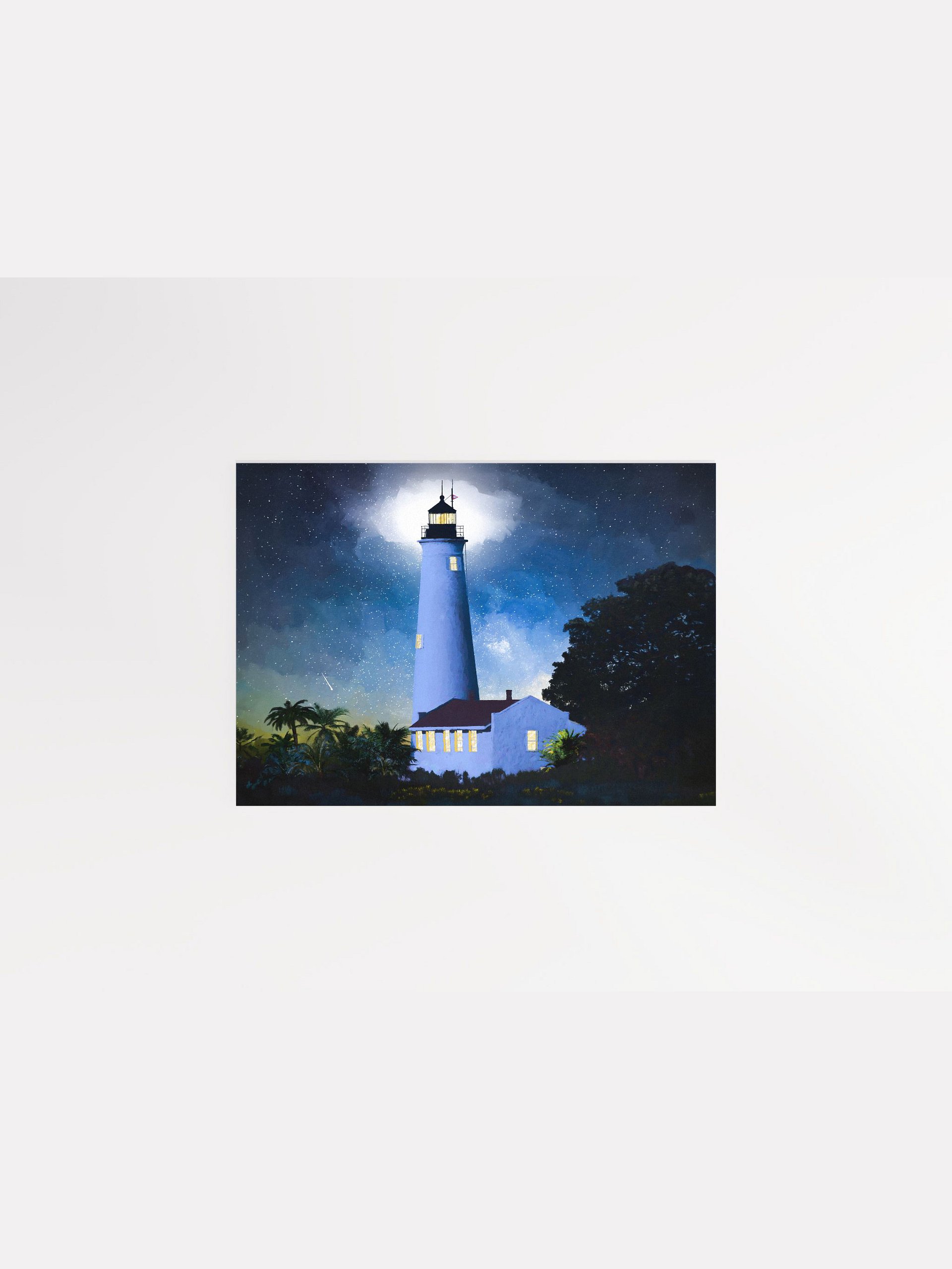 Historic St Marks Lighthouse – Florida Studio Art Print product image (1)