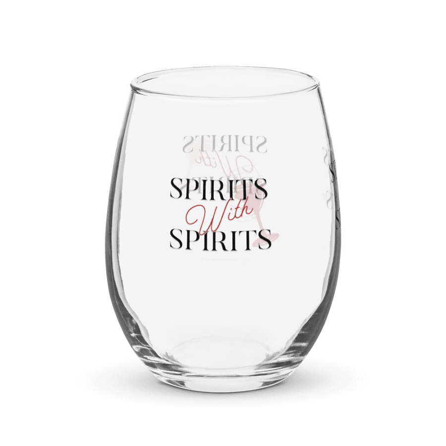 Spirits With Spirits Stemless WHITE Wine Glass product image (4)