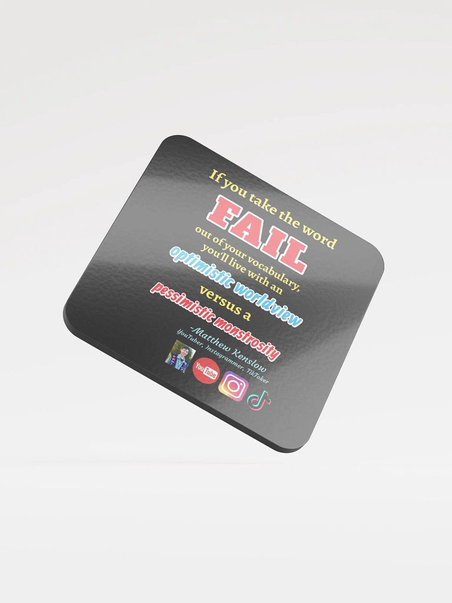 Glossed Cork Coaster [Quote 5] product image (2)