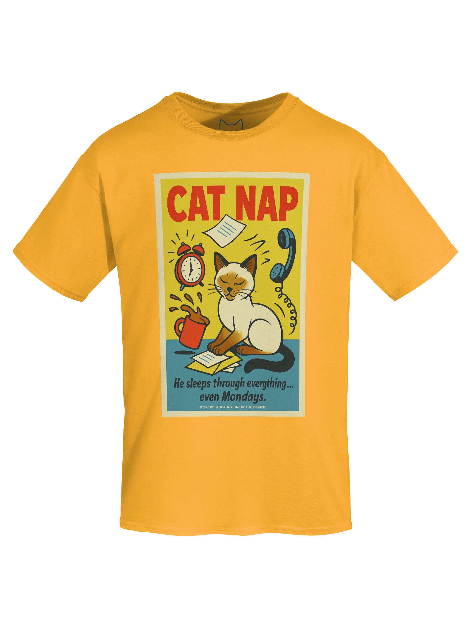 Office Cat Nap Boxy Fit Unisex T-Shirt product image (55)