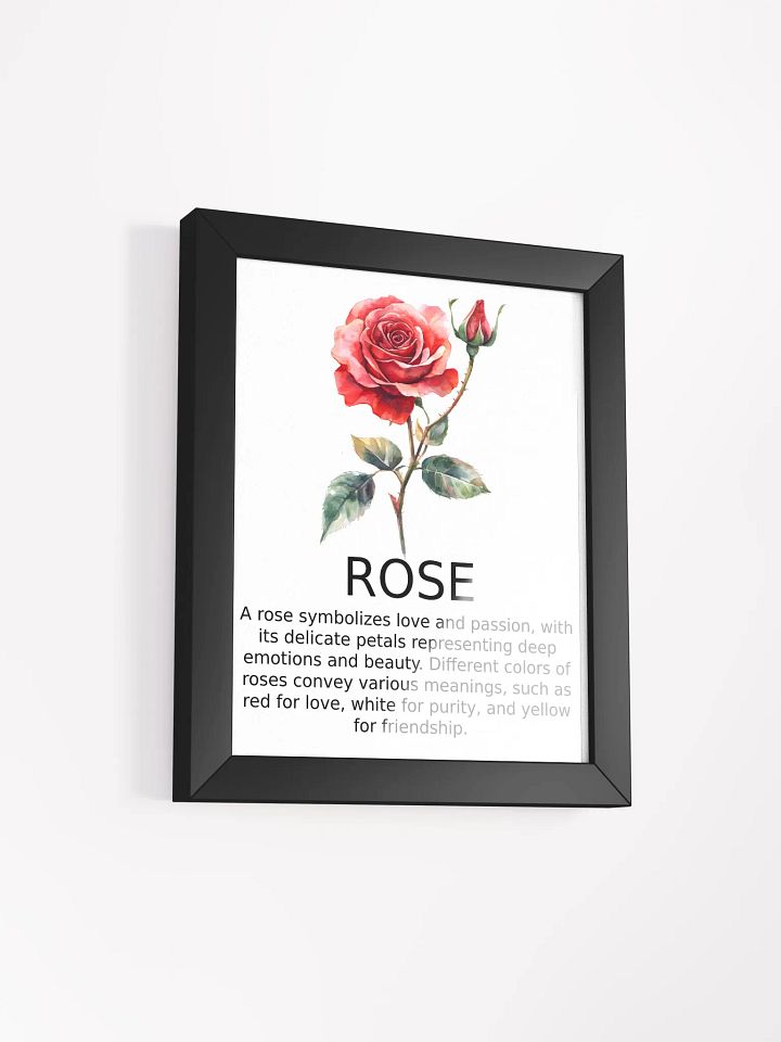 Passionate Petals Framed Poster product image (2)