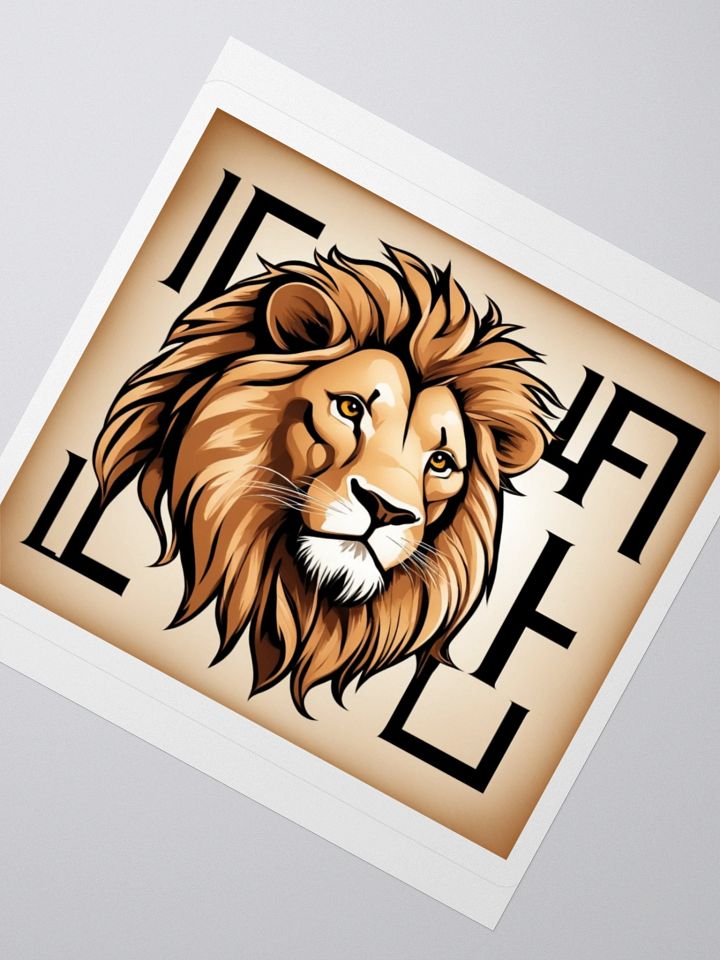Leo's Roar Kiss-Cut Sticker product image (6)