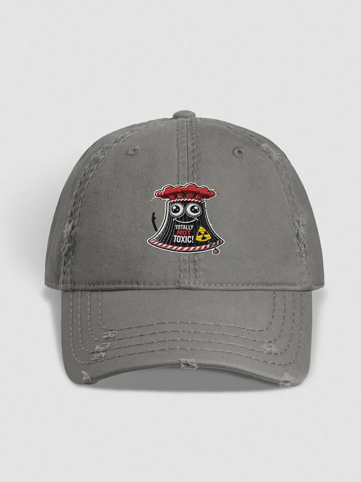 Totally not Toxic Distressed Denim cap product image (2)