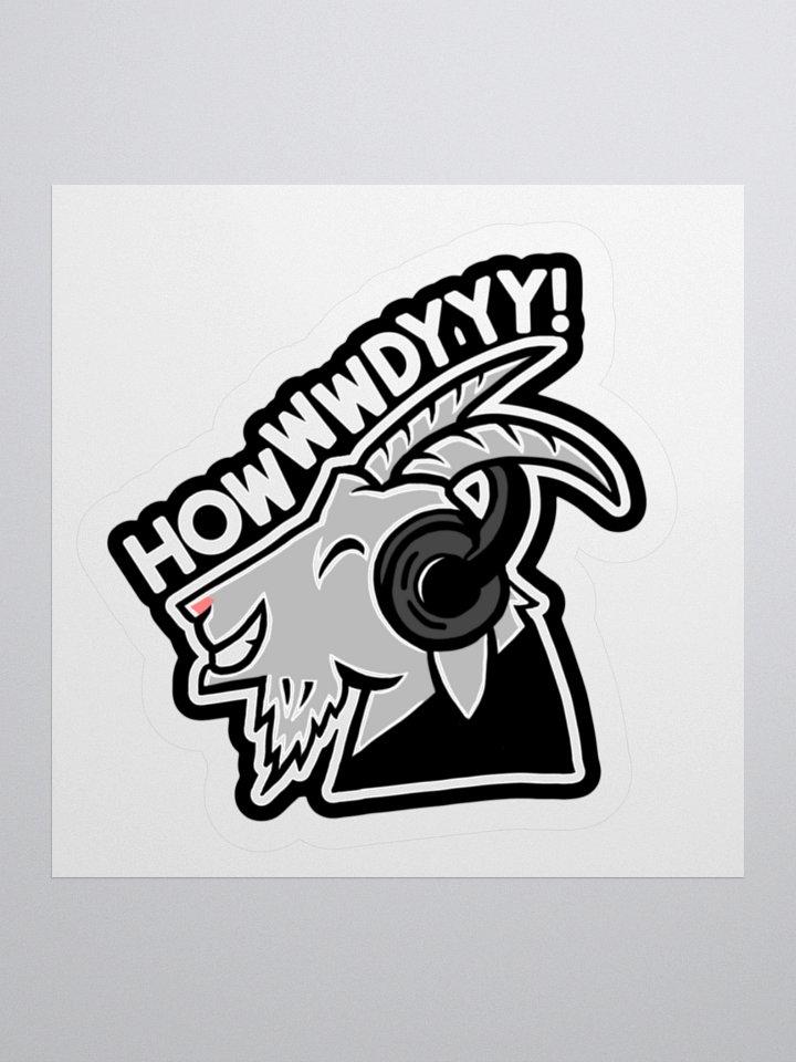 HOWDY STICKER product image (1)
