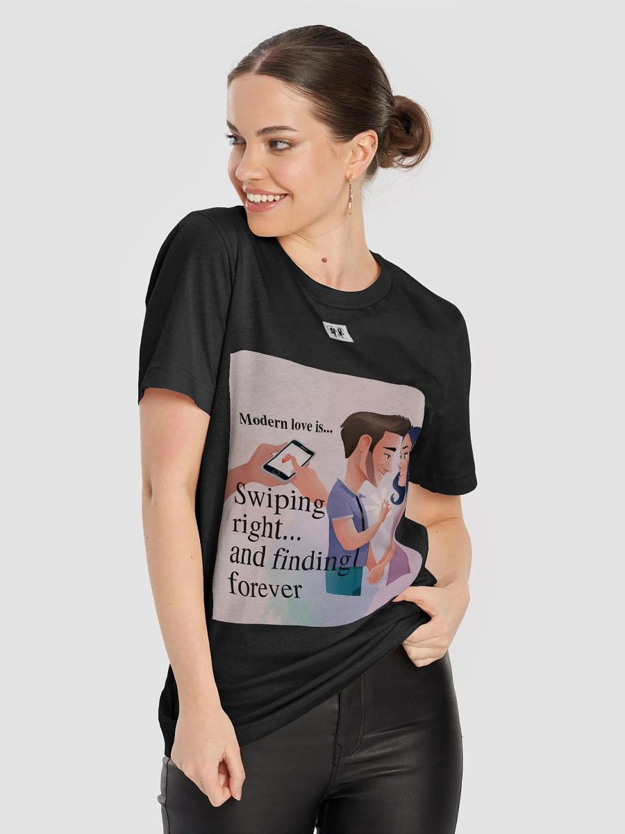 Swiping Right Finding Forever Cartoon T-Shirt product image (8)