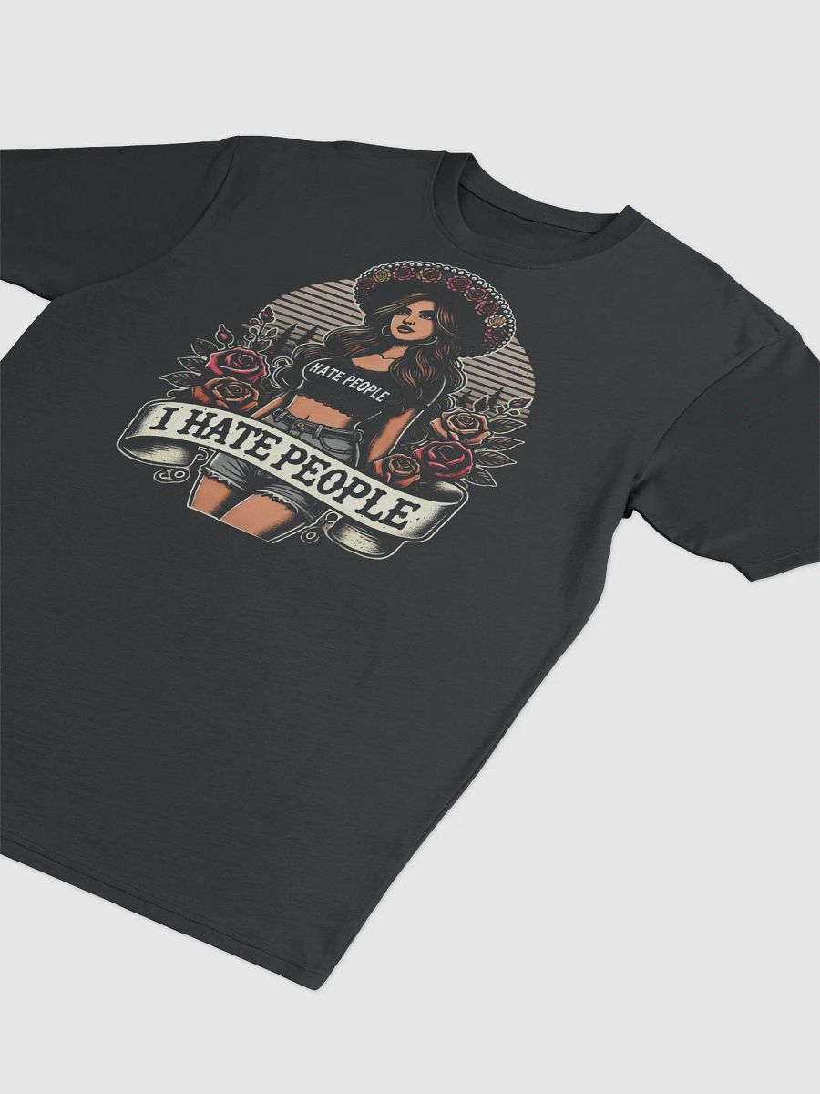I HATE PEOPLE - Men's Premium Heavyweight T-Shirt - by VibecraftTwo product image (3)
