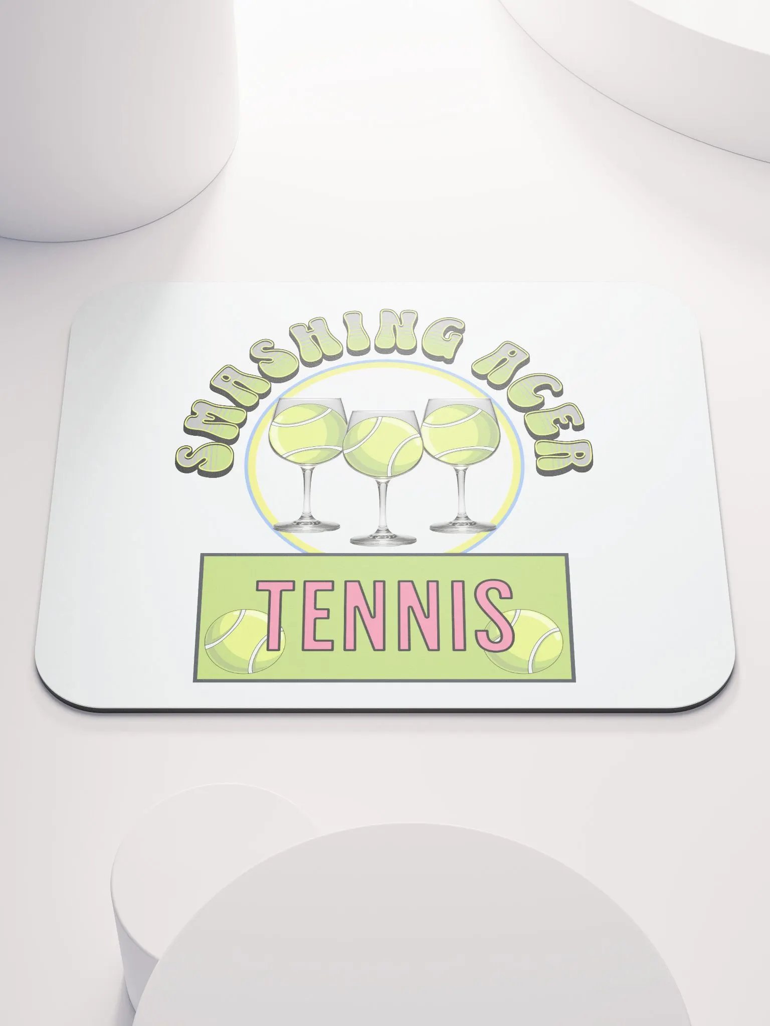 Smasking Acer Tennis Ball Trio Mouse Pad product image (1)