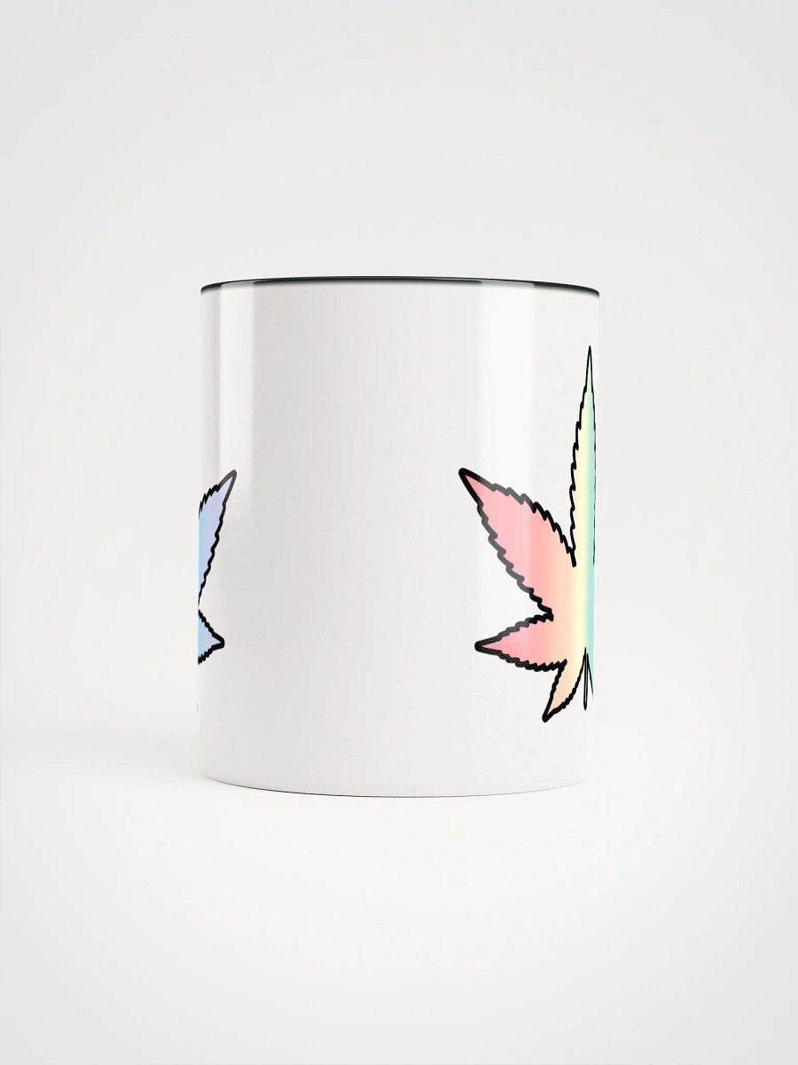 Pastel Rainbow Weed Leaf Mug product image (5)