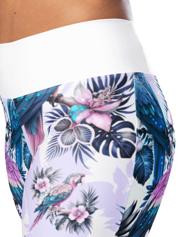 Elysian Birds-Flare Leggings product image (7)