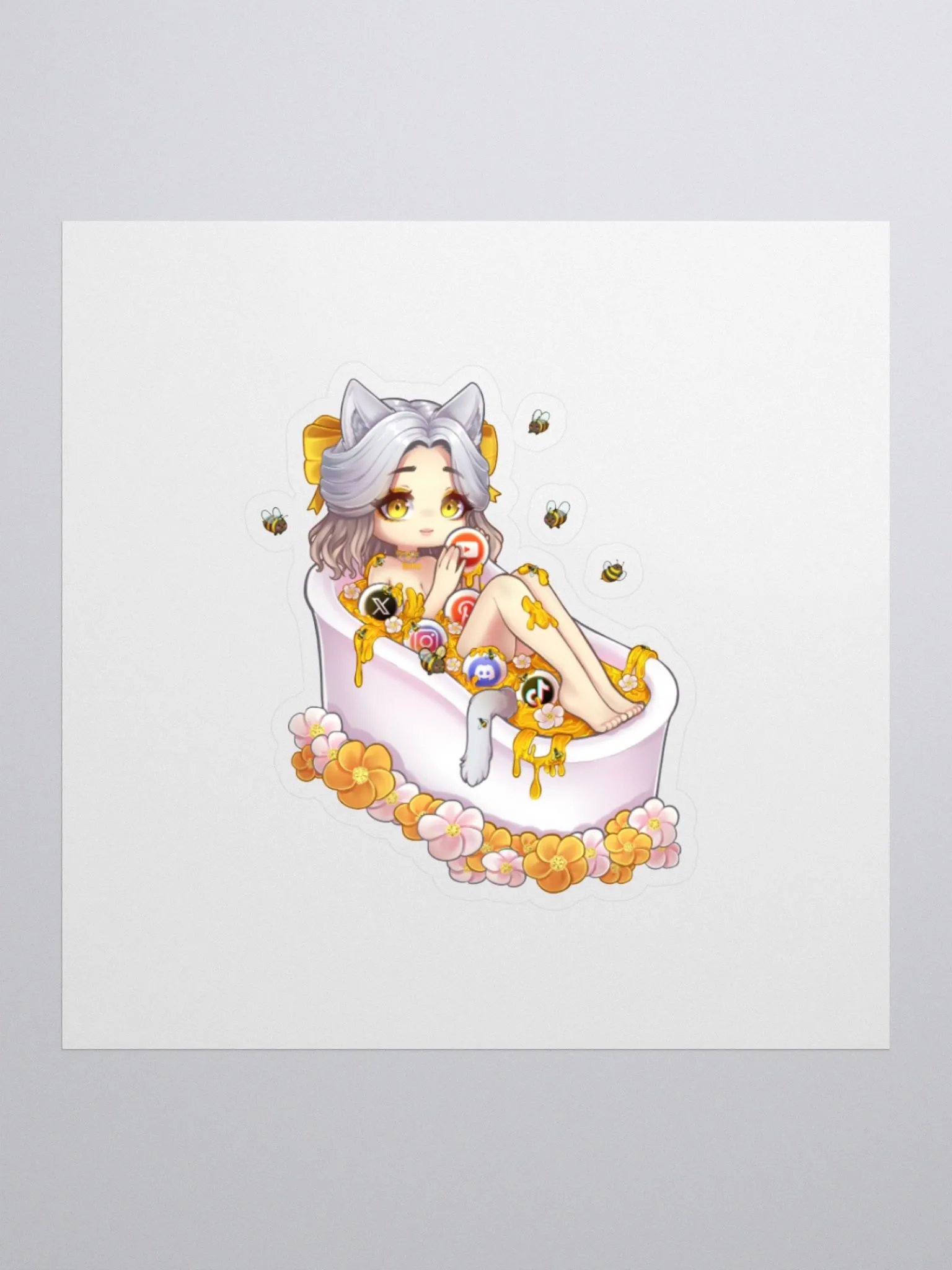 Leelaa Honey Bath Sticker Panel 5/6 product image (1)