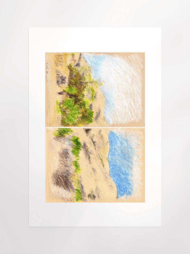 Leo Carillo State Park, CA #1 & #2 (diptych) 09.08.86 print product image (2)