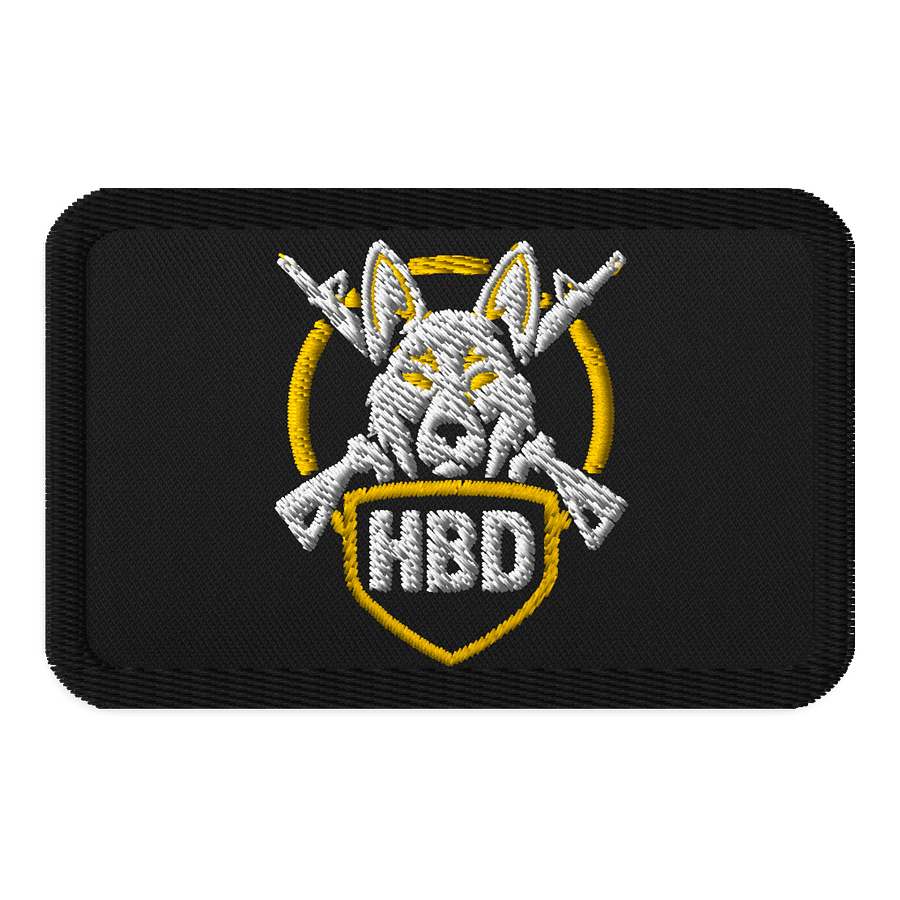 HBD Gaming Bad Dog Cross Rifles Patch product image (1)