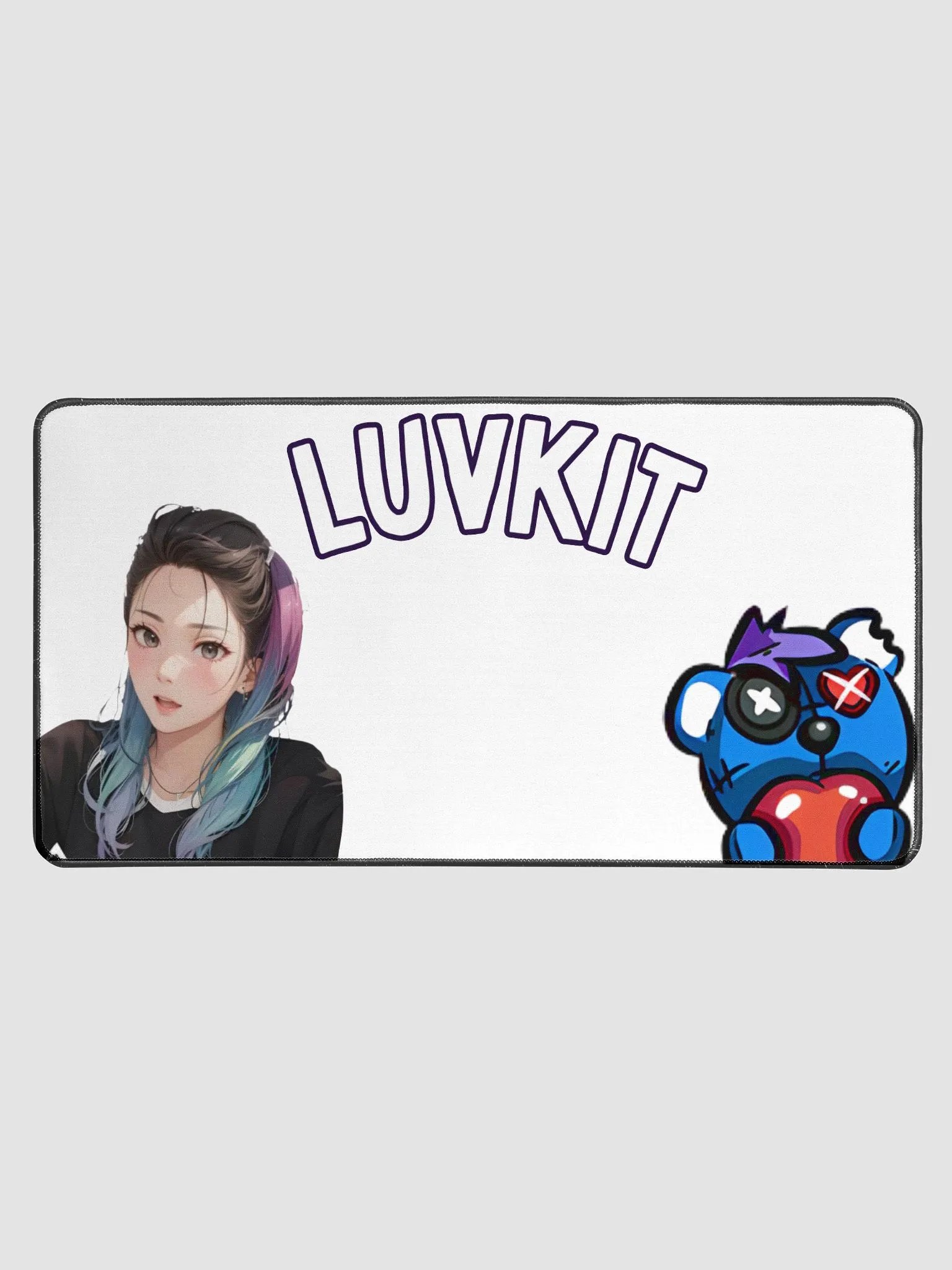 Colorful Love Desk Mat product image (1)