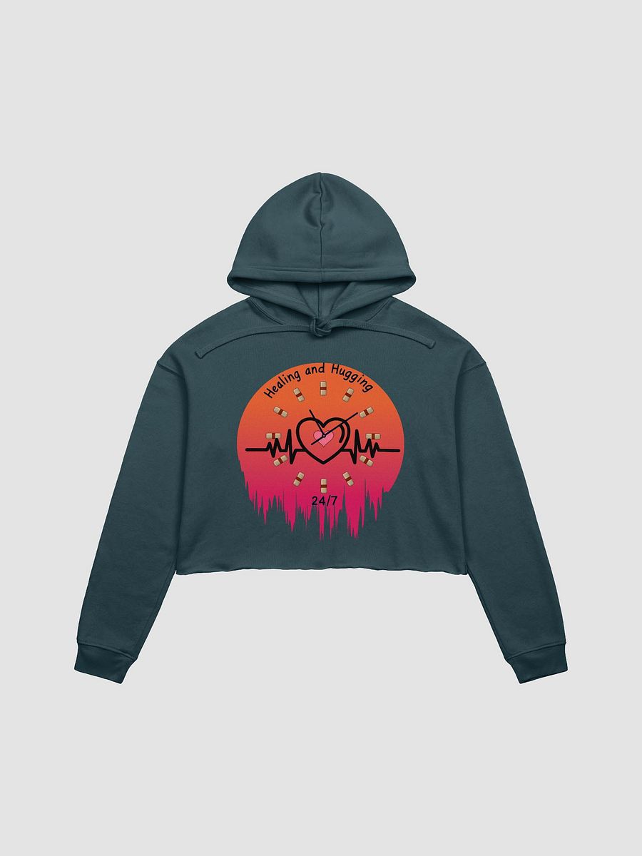 Healing Heartbeat Crop Hoodie product image (9)