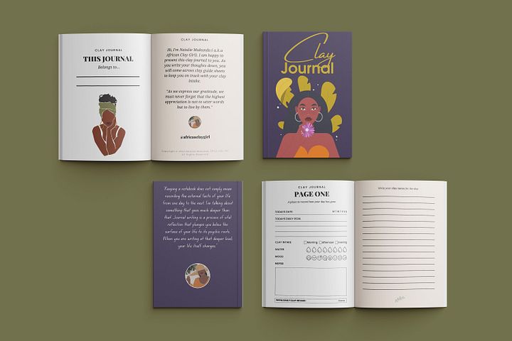 Clay Journal for Women - 1 - Digital Daily Journal product image (2)