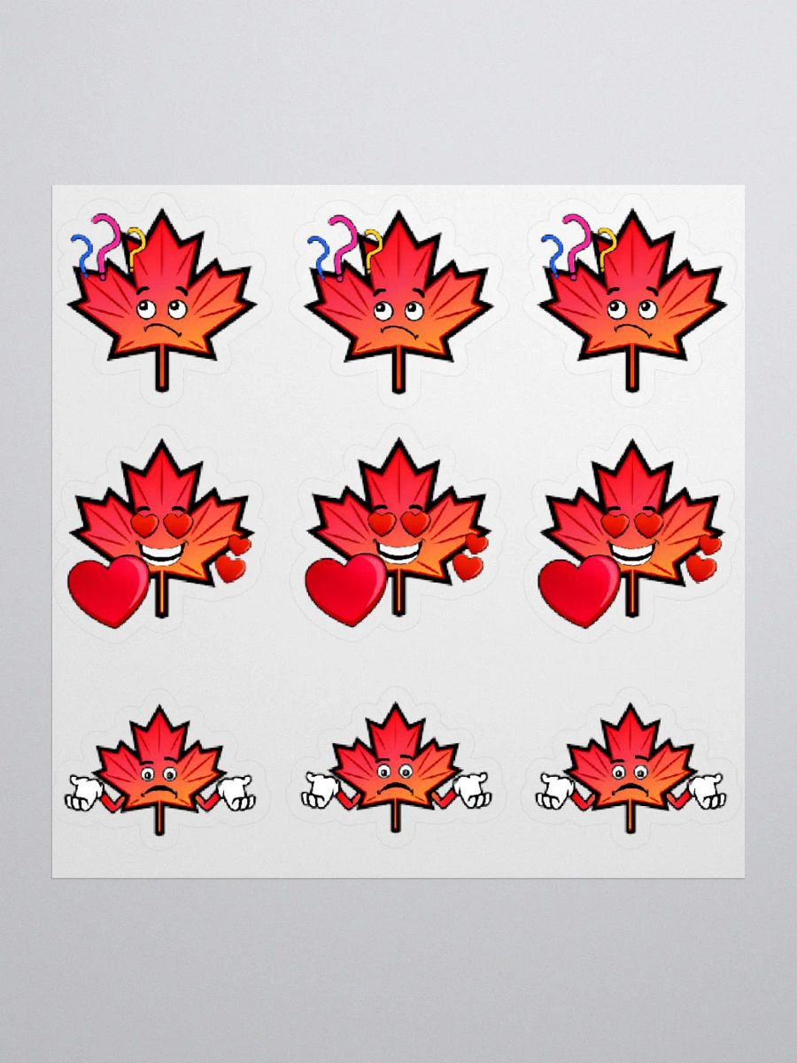 Thinking, Love, & Confusion Emote Stickers product image (3)