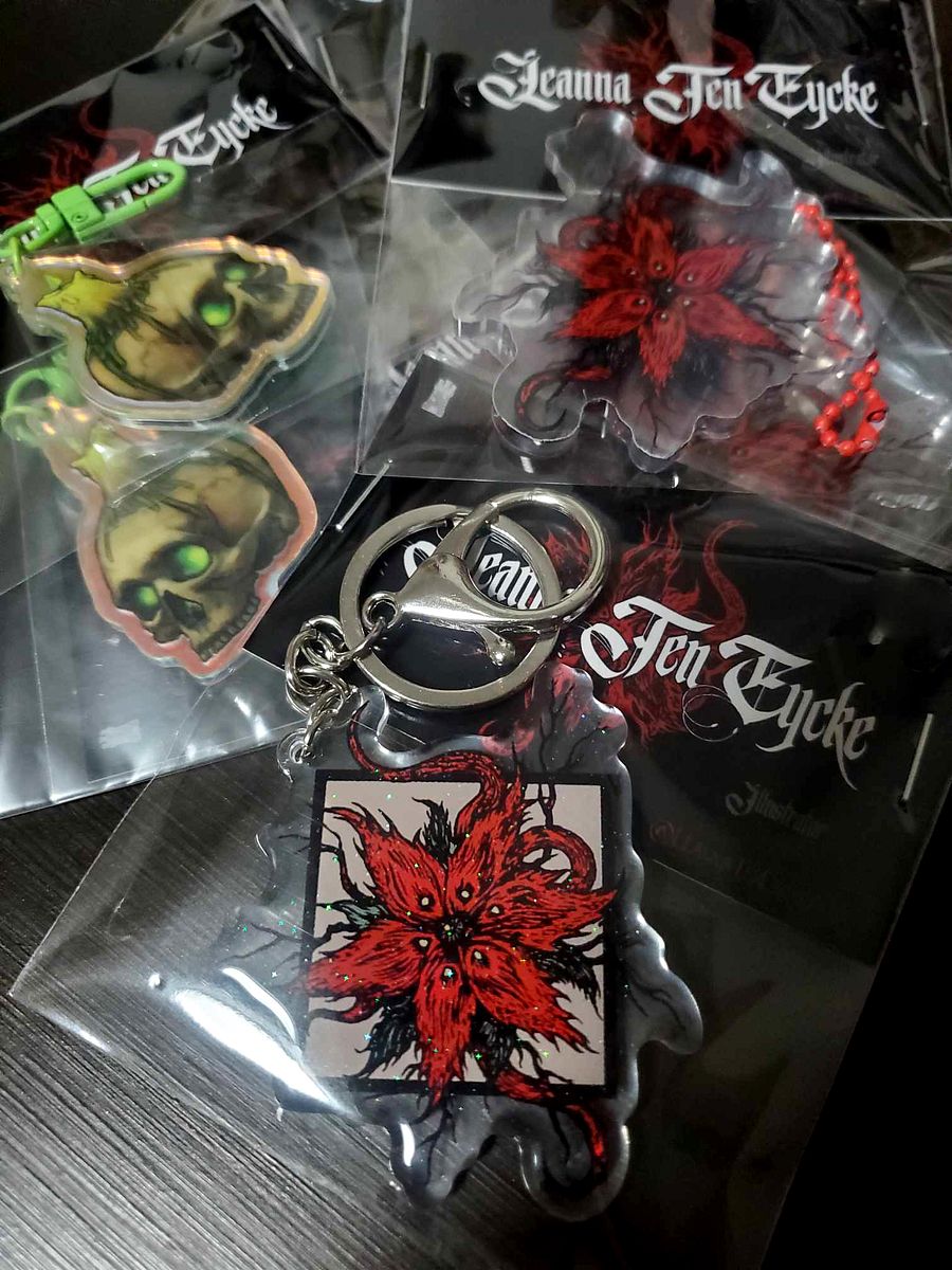 Glitter Hellbloom Keychain product image (5)