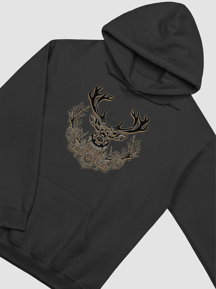 Stag Husband Black and Gold Design Hoodie product image (18)
