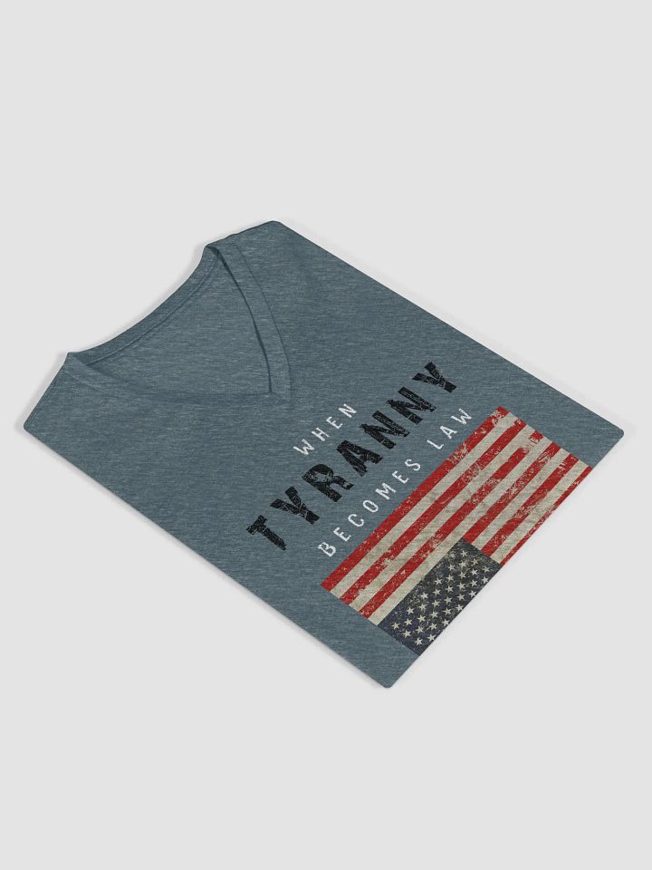 Tyranny / Resistance Women's Relaxed V-Neck T-Shirt - B product image (2)