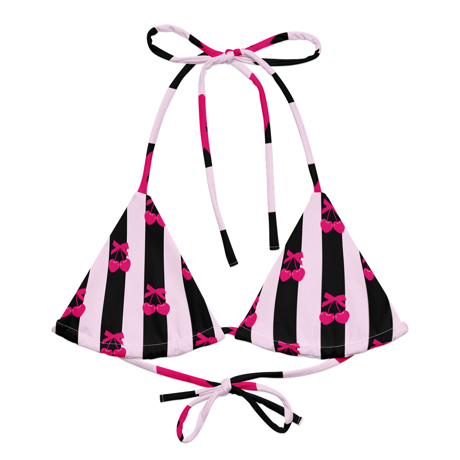 Cherry Heartstrings Bikini Top product image (1)