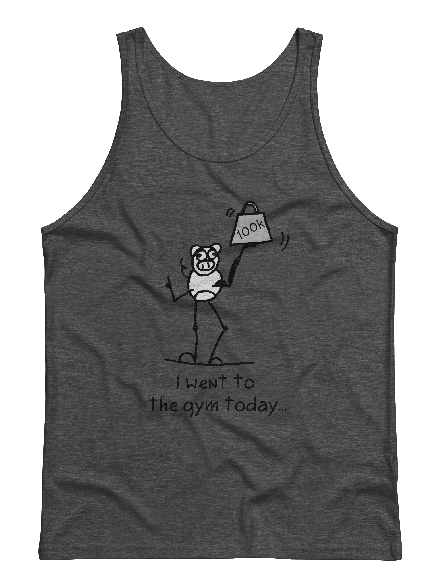 'I went to the gym today' Pupsies! Tank Top product image (1)