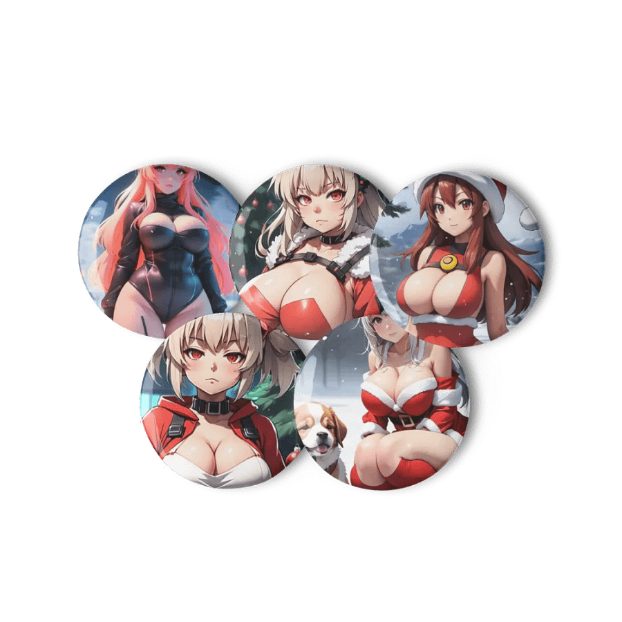 Santa Paws Pin Button Set product image (11)