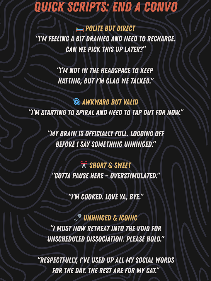 Phone Wallpaper: End a Convo product image (2)
