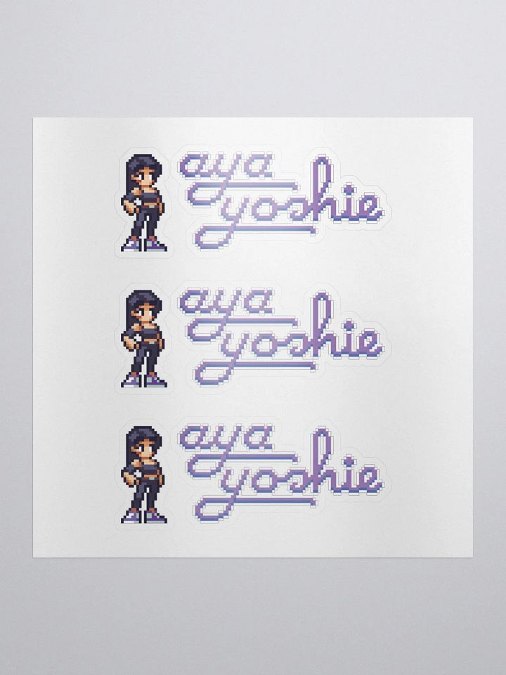 Aya Yoshie Pixel Stickers product image (1)