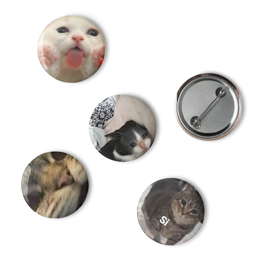 Set of Pin Buttons: Meme Cats 20 product image (6)