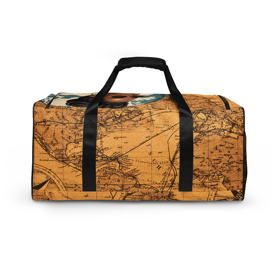 Vintage Americas Map All-Over Duffle Bag product image (4)
