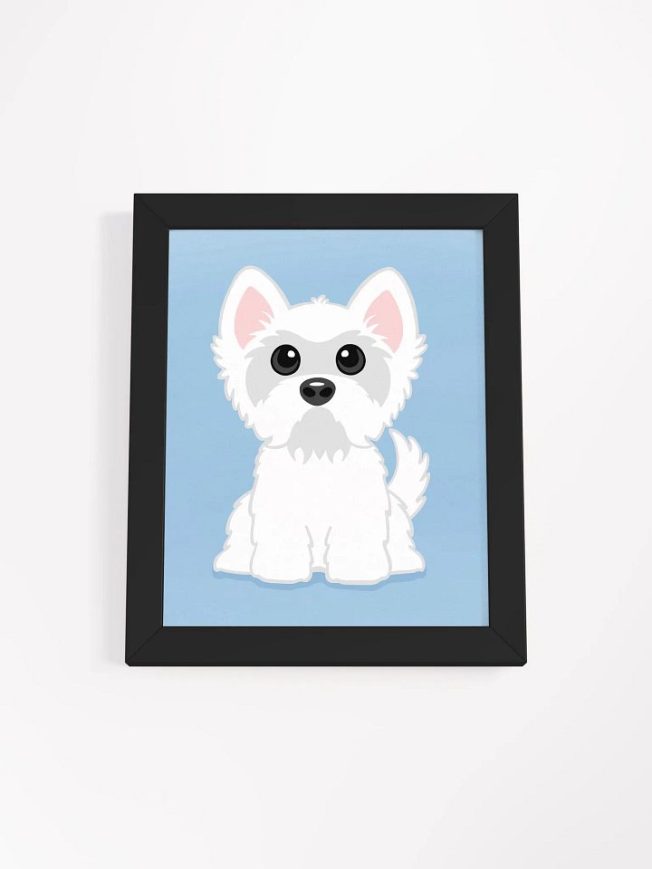 West Highland White Terrier (Westie) Puppy Framed Illustration product image (7)