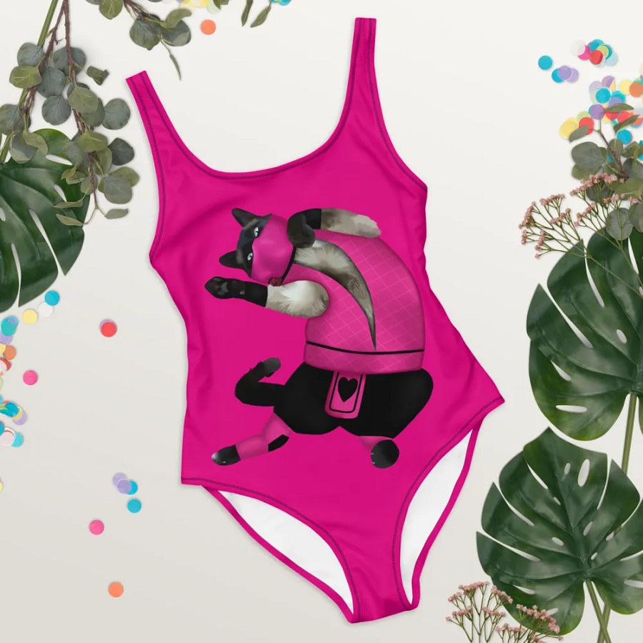 Kombat Kitty One-Piece product image (1)