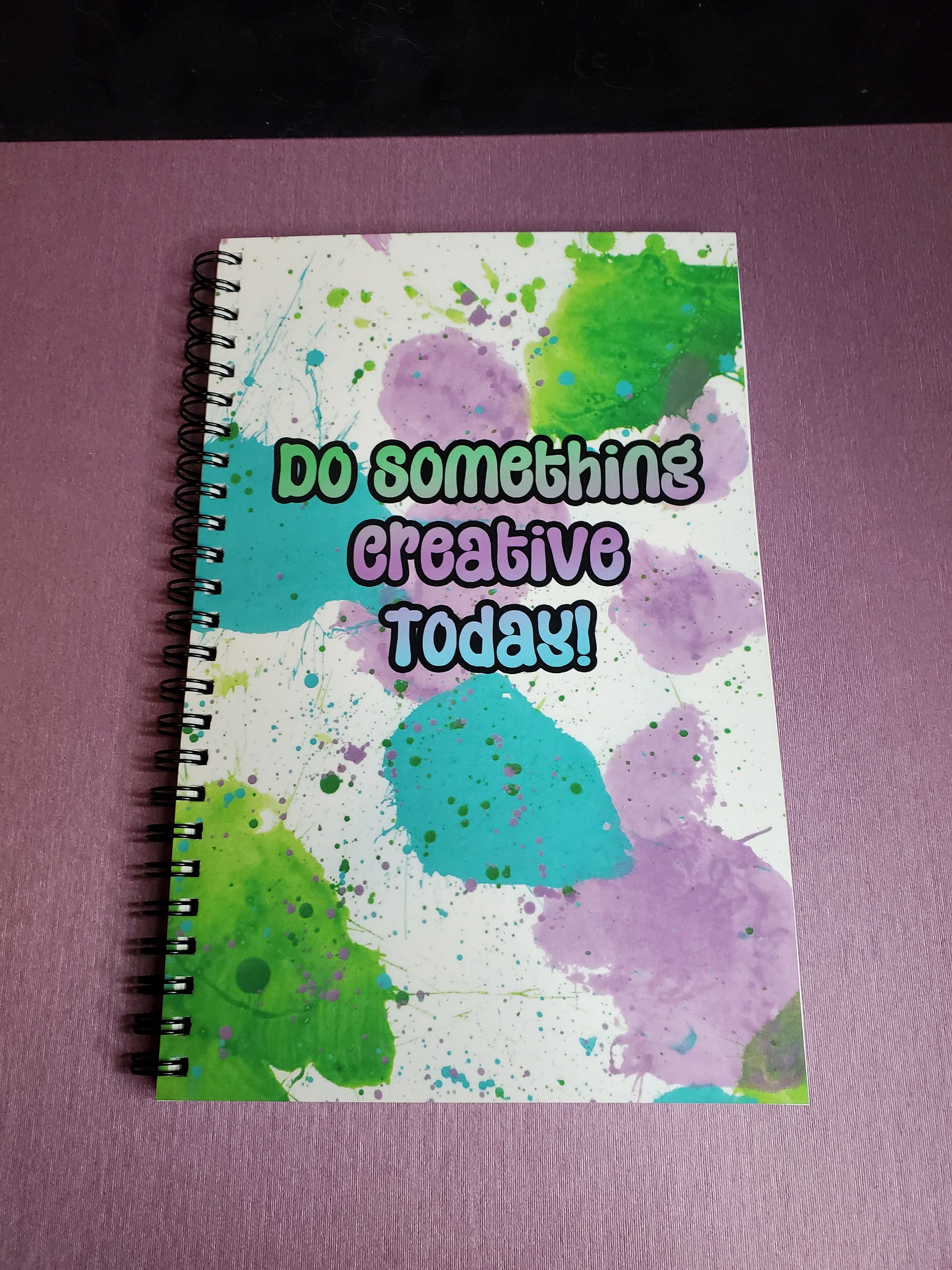'Do Something Creative Today' Spiral Notebook product image (1)