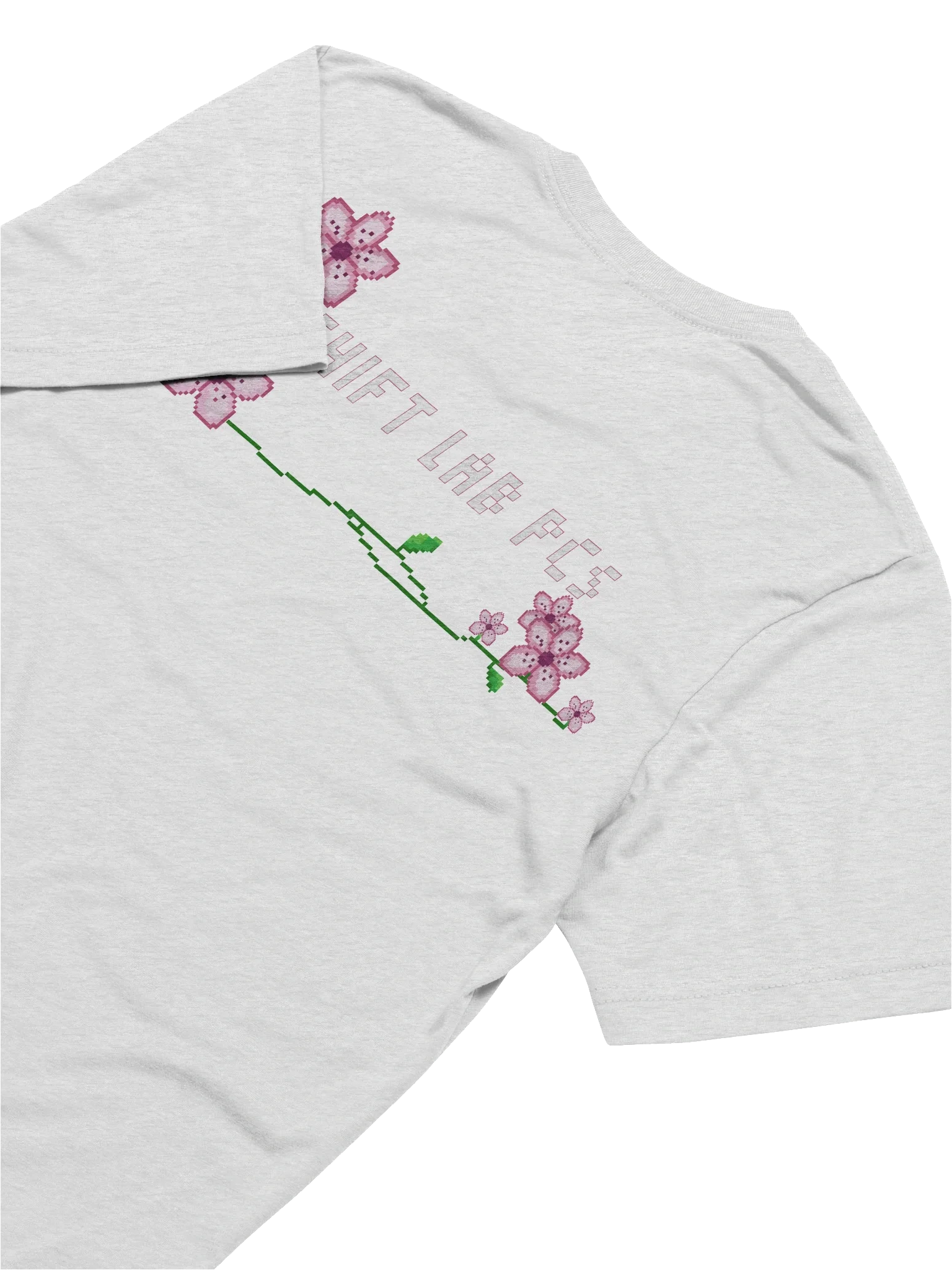 Pixel Blossom Triblend T-Shirt product image (9)