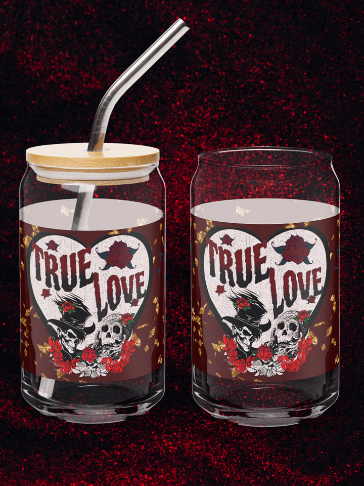 Gothic Eternal Love Glass Tumbler product image (1)